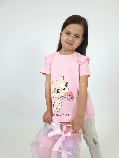 Фуфайка для девочки