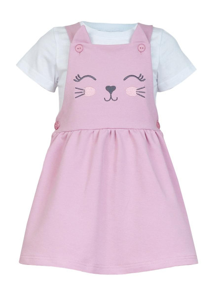 Комплект для девочки (сарафан+ фуфайка)