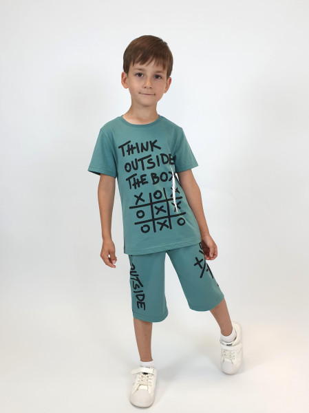 Комплект для мальчика (джемпер+шорты)