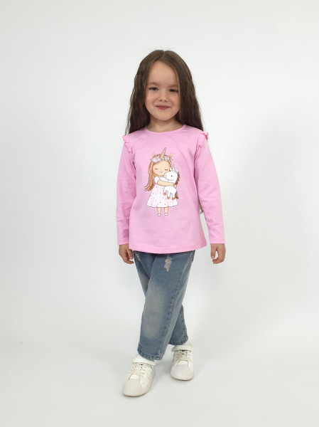 Фуфайка для девочки