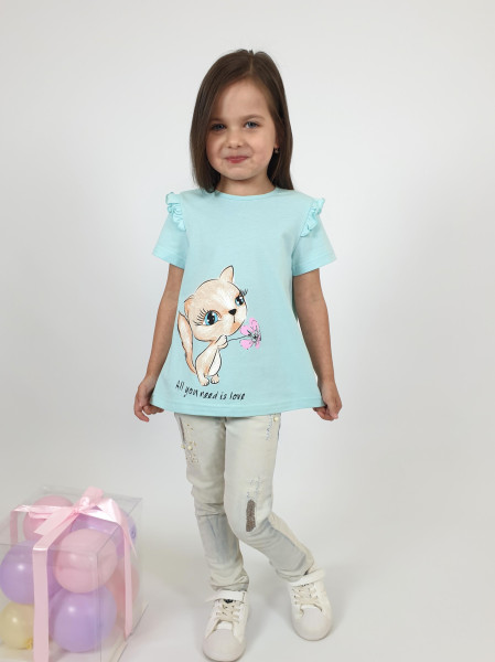 Фуфайка для девочки