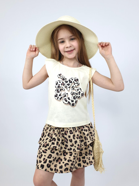 Комплект для девочки (джемпер+ юбка)