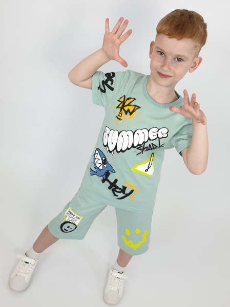 Комплект для мальчика (фуфайка+шорты)