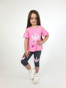 Комплект для девочки (джемпер+ лосины)