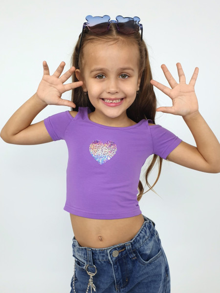 Фуфайка для девочки