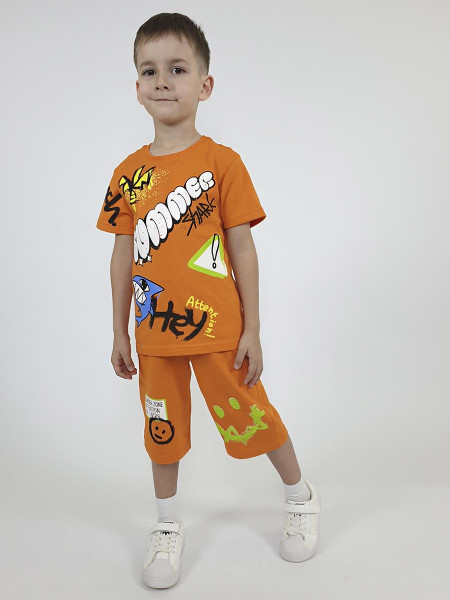 Комплект для мальчика (фуфайка+шорты)