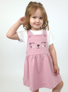 Комплект для девочки (сарафан+ фуфайка)