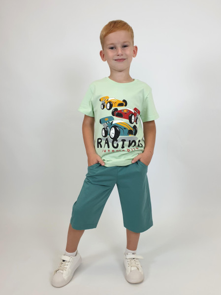 Комплект для мальчика (джемпер+шорты)