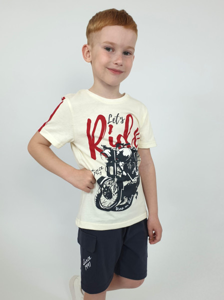 Комплект для мальчика (фуфайка+шорты)