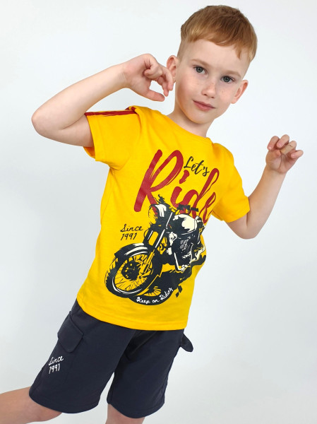 Комплект для мальчика (фуфайка+шорты)