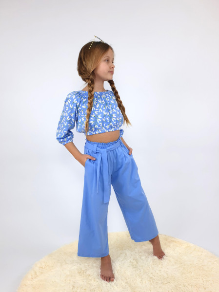 Комплект для девочки (фуфайка и брюки)