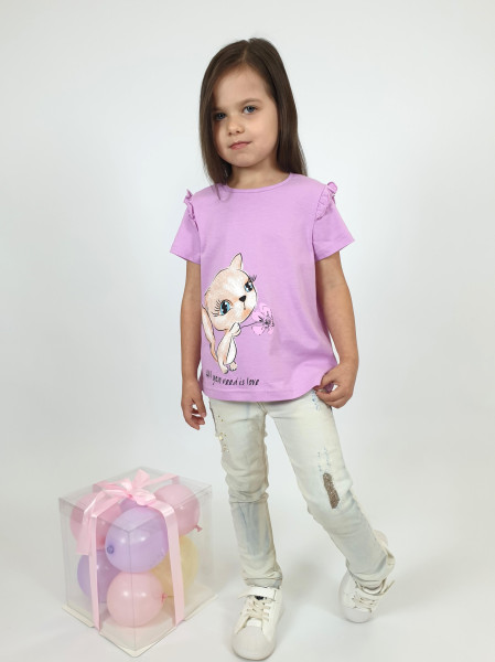 Фуфайка для девочки