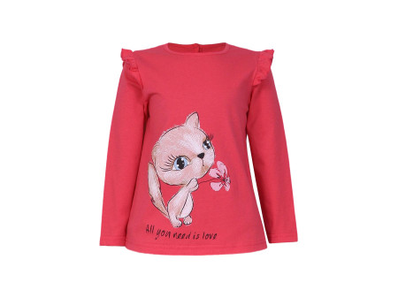 Фуфайка для девочки