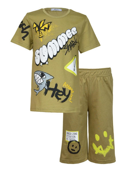 Комплект для мальчика (фуфайка+шорты)