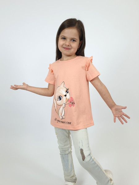 Фуфайка для девочки