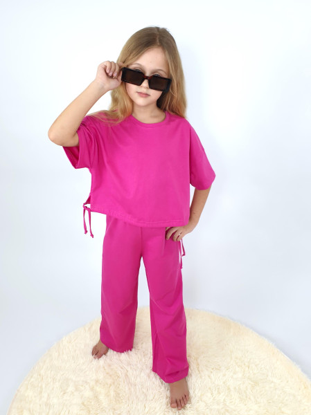 Комплект для девочки (фуфайка и брюки)