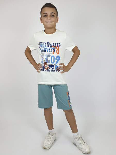 Комплект для мальчика (фуфайка+шорты)