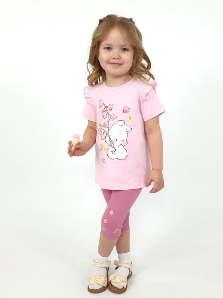 Комплект для девочки (фуфайка+ лосины)