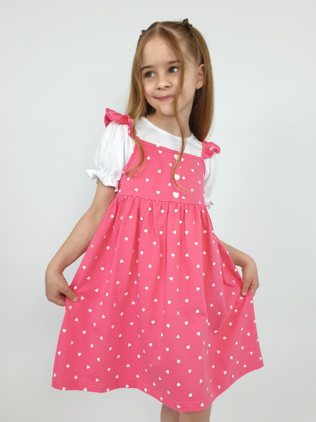 Комплект для девочки (джемпер+сарафан)